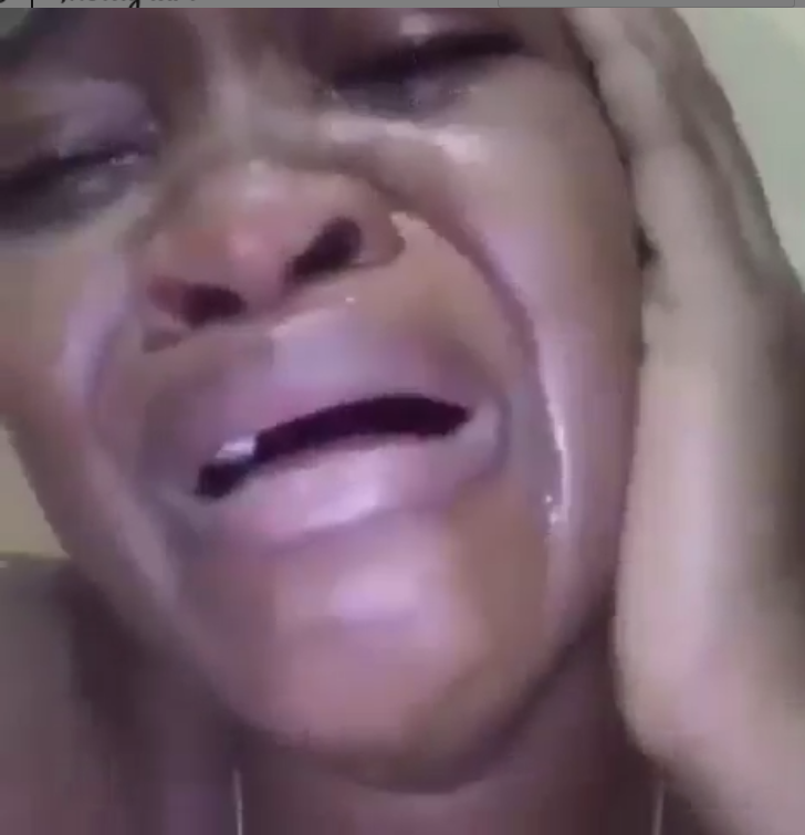 Video: Nigerian lady weeps following President Buhari’s re-election