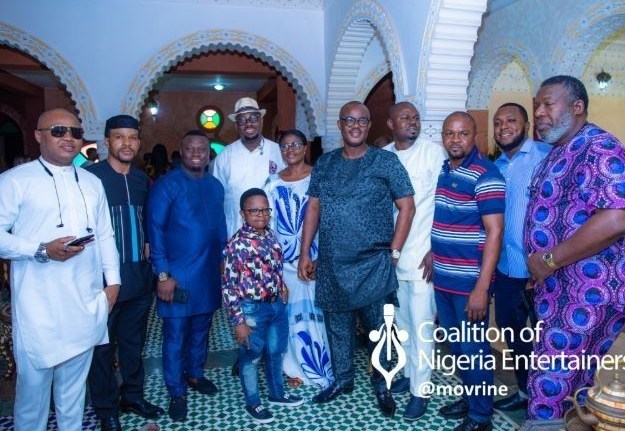 Photos: Chinedu Ikedieze, Charles Inojie, Ejike Asiegbu other Nollywood stars attend Regina Daniels induction Rituals In Delta State