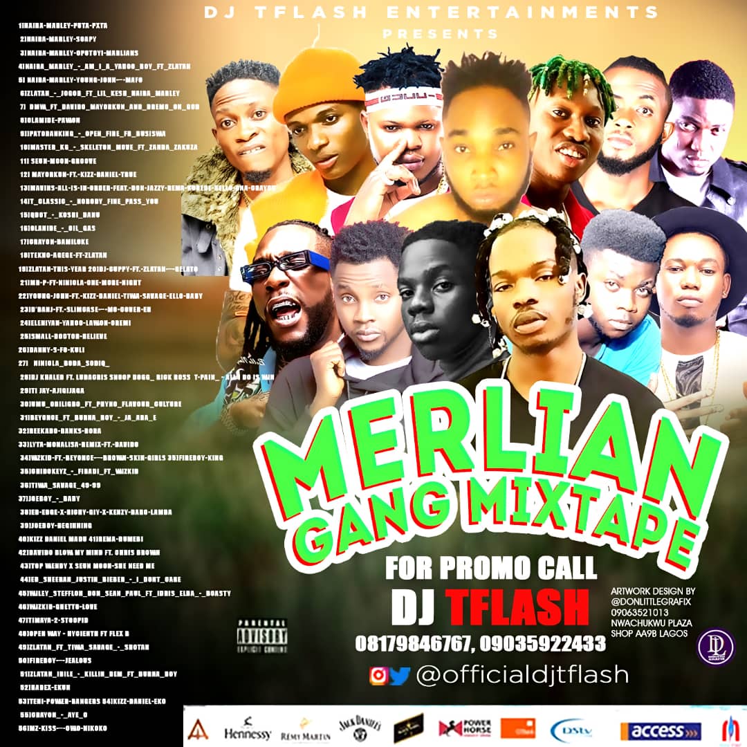 Download Mixtape: DJTFLASH-MERLIANS MIXTAPE-0817846767