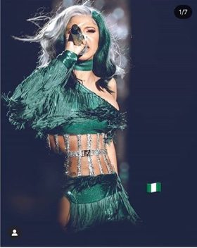 I Am Missing Nigeria – Cardi B Declares After Just few Days Away From The Motherland