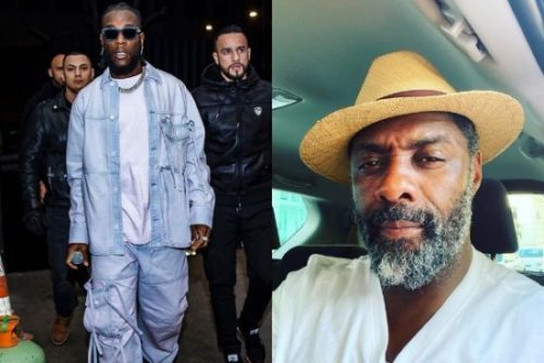 Burna Boy Consoles Hollywood Actor, Idris Elba After He Tested Positive For The Coronavirus