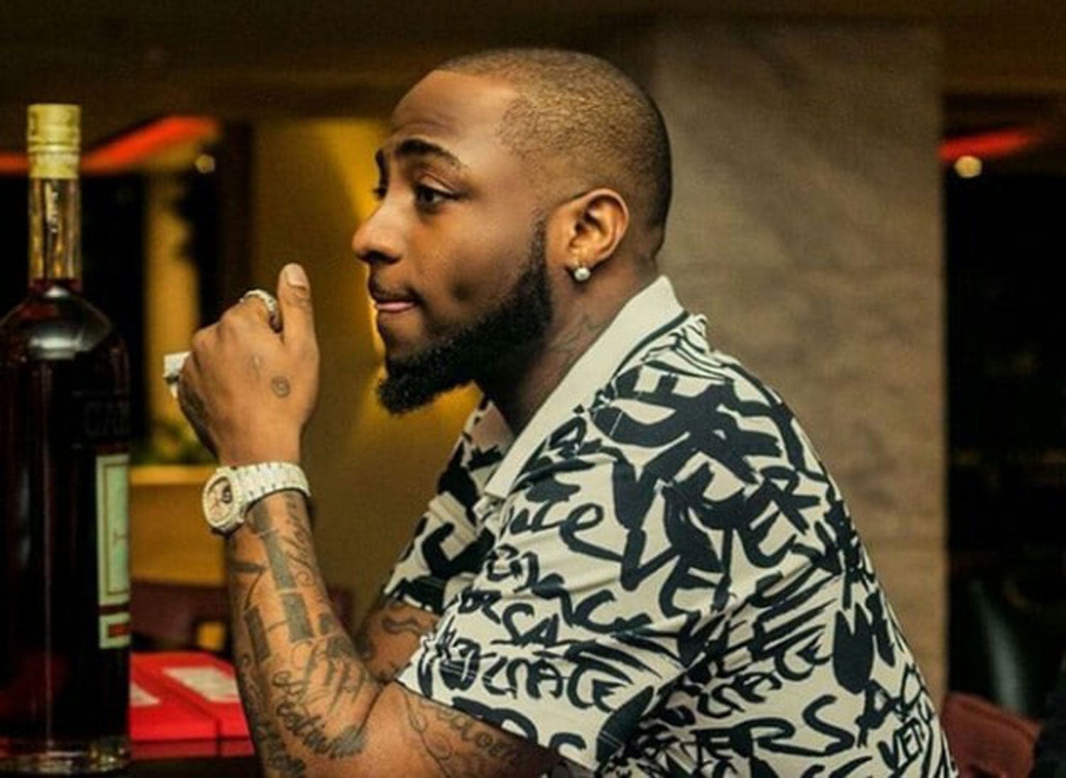 Davido Takes Extreme Measures To Protect Himself From COVID-19 As Govt Eases Lockwon Order