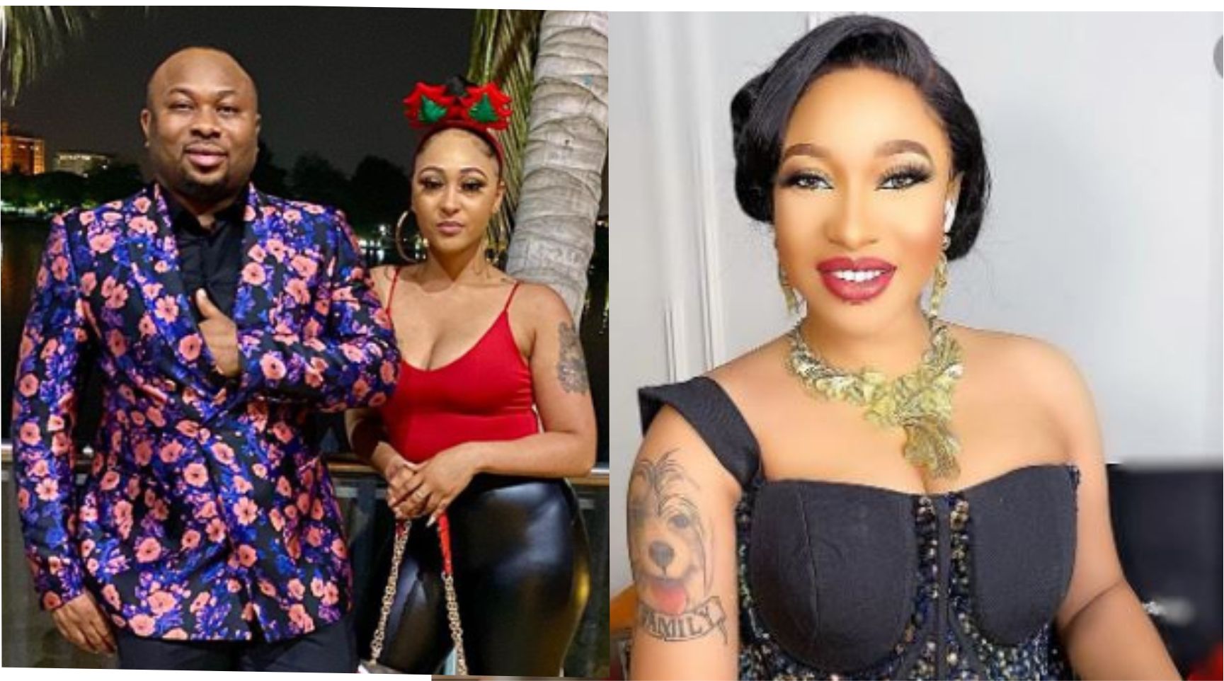 Tonto Dike’s ex husband, Olakunle Churchill and actress Rosy Meurer welcome a son