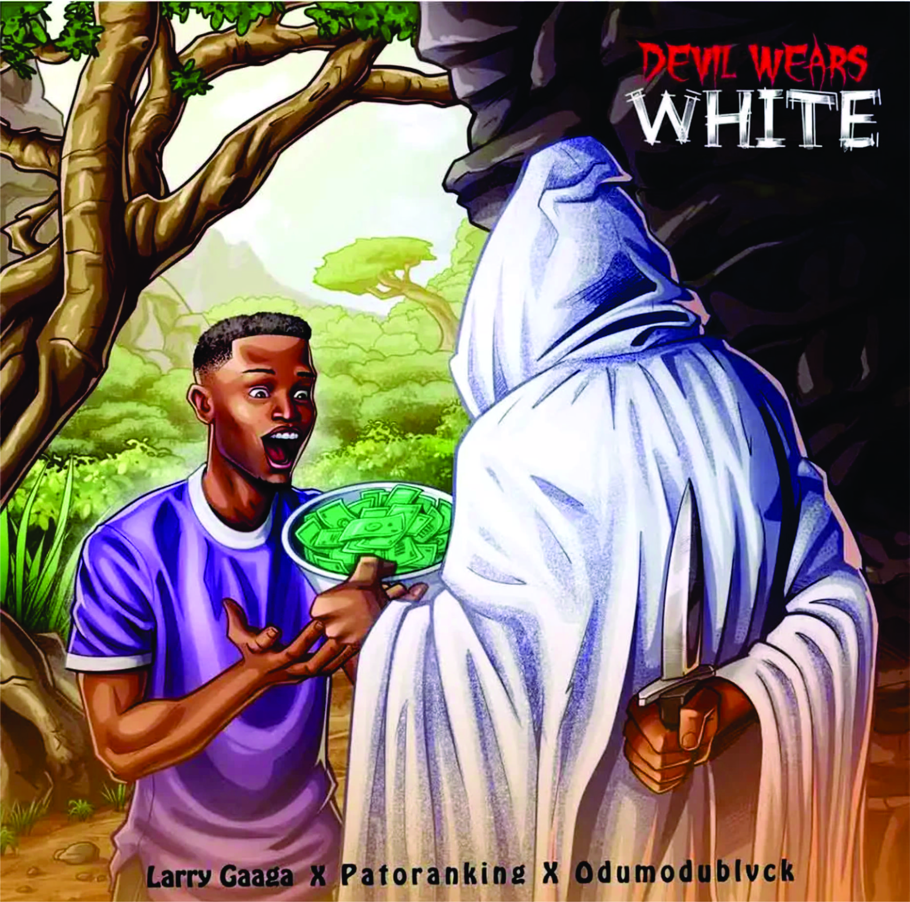 Download Music: Larry Gaaga – Devil Wears White Ft. Patoranking & Odumodublvck